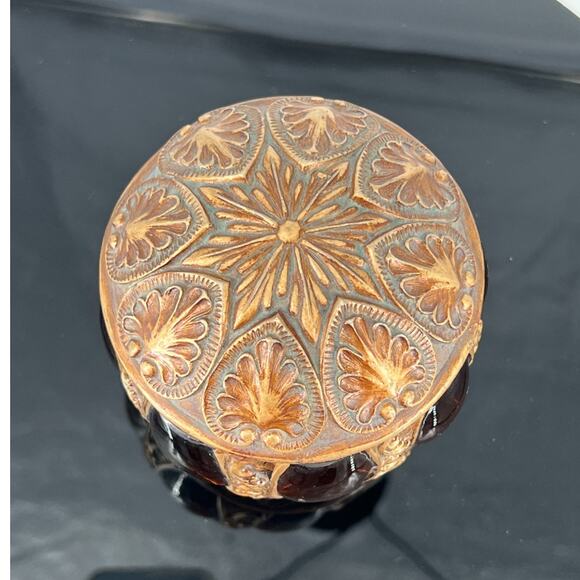Montefiori Amber Gold Decorative Orb Ball - Picture 4 of 6